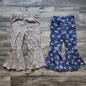 Bailey's Blossoms Boutique Patterned Bell Bottom Pants